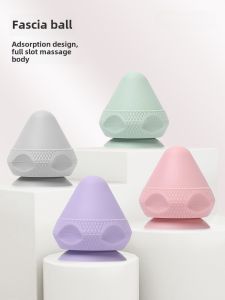 Adhesive Silicone Massage Ball for Foot And Back Neck Muscle Relaxation Fascia Ball Fitness Yoga Sports Equipment Accessories