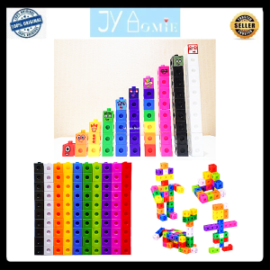 Number Blocks 100 pieces Mathlink Cube Number Block Math Toys Kid Toys Mainan Nombor Mainan Kanak Kanak