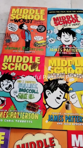 Middle School Humorous Book Series (10 books/set) by James Patterson