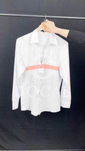 DCSMTD-NAM02 Áo Sơ Mi Tay Dài Nam Docas Màu Trắng Có Túi