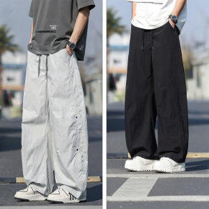 izzue | Breathable Cotton Linen Loose Trousers
