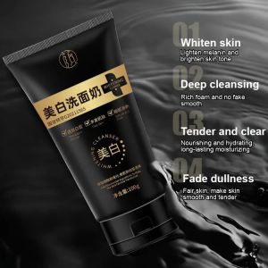 Niacinamide Brightening and Purifying Facial Cleanser: Whitening Oil Control Moisturizing and Pore Minimizing