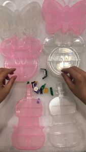 Jewelry Beads Rubber Band Accessories Storage Case Split Grid Type Accessories Box