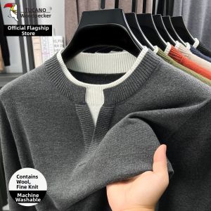 TUCANO | Pseudo-layered Warm Mens Knitwear