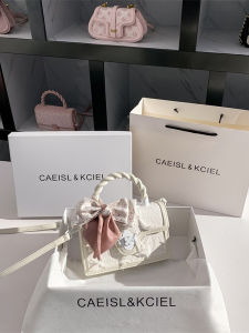 Valentines Day Gift Genuine Leather Tassel Handbag Womens Crossbody Bag Small Square Bag European Fashion Pure Color Leisure