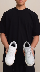 Geoff Max - Maverick White Grey | Shoes Vulcanized | Sepatu | Sneakers | Sepatu Pria Wanita