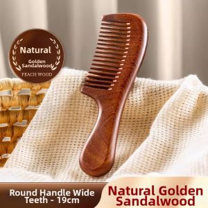 UKOBT | Antistatic Peach Wood Comb for Women
