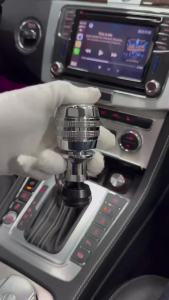 Kalynlun Universal The Modified Shift Head of The Car for Volkswagen Audi Mechanical Shift Lever Through The Aluminum Alloy Manual Shift  0D2F7J