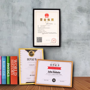 Aluminum Alloy Metal Certificate Picture Frame