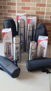 King Balance Termos Stainless Steel 1000 ml - Termos air panas dan dingin (Free Tas Termos)