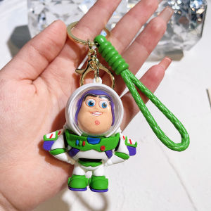 Potdemiel | Disney Toy Story Keychains Anime Buzz Lightyear Woody Lotso Keyring Collection Doll Bag Car Accessory Christmas Birthday Gifts