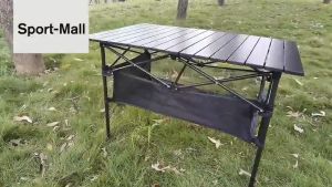 【Upgrade】 Folding Meja Outdoor garden Picnic Table Egg Roll Table Aluminum makan lipat Foldable Camping Table Portable