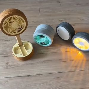 Mini Air Cooling Small Fan USB 3.7V Tyre Folding Mini Foldable Chargeable Table Fan