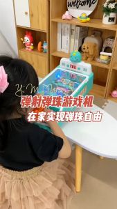 Đồ chơi máy bắn bóng pinball cỡ lớn tính điểm thế hệ mới mô hình khủng long  mèo hồng có đèn nhạc vui nhộn cho bé