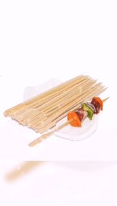 200pcs Bamboo Skewers BBQ Stick Wooden Bamboo BBQ Sticks Camping Party BBQ Tools