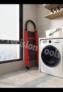 GENGYAN บันได พับได้ อลูมิเนียม บันไดพับ ชั้น รับน้ำหนักได้300KG ทรง A มั่นคงแข็งแรง ปลอดภัยทนทาน