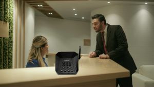 CallToU Wireless Intercom for Home Long Range Multi-channel Office Wireless Intercome System Adjustable Volume Recharge Battery CI05