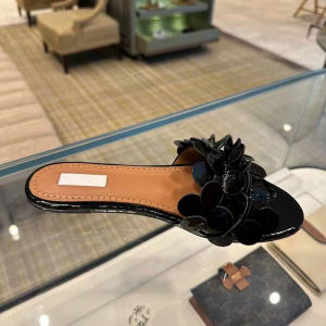 Floral Casual Flat Bottom Open-Toe round Head Sandals Women Summer Outdoor Beachwear Versatile Comfortable Leisure Footwear