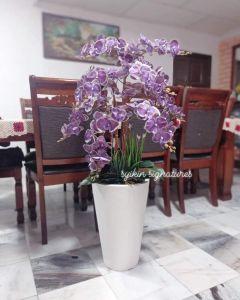 FLOOR ORCHID/GUBAHAN ORKID PREMIUM PASU BESAR TINGGI UNTUK RUMAH OFIS RAYA TERMURAH