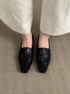 CAIZINI | French Vintage Square-Toed Slip-On Comfortable Loafers