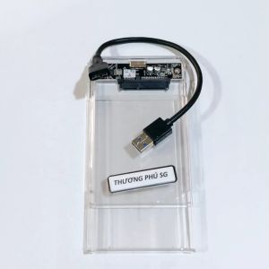 Box gắn ổ cứng 2.5 Sata III / Chuẩn cắm USB 3.0 dài 20Cm (Tự nhân mọi hệ điều hành)