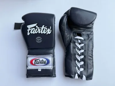 Fairtex BGL7 Professional Mexican Style Laceup Muay Thai Boxing Gloves