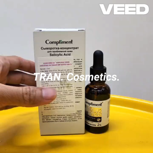 Serum Compliment Serum BHA 2% Compliment Làm Sạch Sâu Se Nhỏ Lỗ Chân Lông Kiềm Dầu Hỗ Trợ Giảm Mụn - TRAN Cosmetics