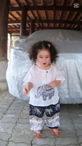 ชุดช้างสำหรับเด็ก ผ้าฝ้ายสปันเรย่อน ใส่สบาย ลายสวย สีไม่ตก ทางร้านผลิตเอง (รายละเอียดครบๆดูได้ในDescription)