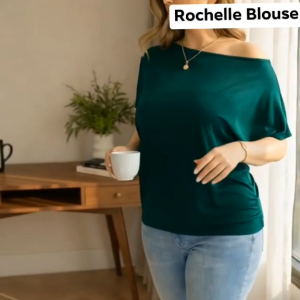 Rochelle Blouse Women Casual Top Loose Fit | Soft Fabric Office & Daily Wear