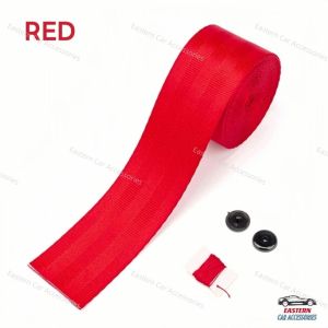 1roll 3.5meter Car Seat Belt Safety Webbing Fabric Strap Seat Belt Chain
