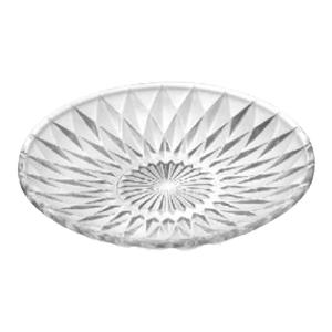Creative Transparent Crystal Glass Small Fruit Tray KTV Bar round Snack Plate Sunflower Seeds Candy Mini Plate Individual Serving