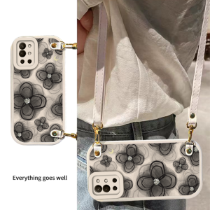 Creative Silicone Phone Case for OnePlus 8T Full Cover Anti-Fall Elegant National Style Small Sheep Skin Womens New Model Protective Shell