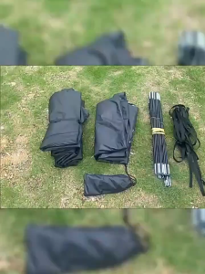 Magic Pocket Camping Outdoor Dome Shelter Dome Tent Waterproof Flysheet Dome 5-8 Orang Shelter Khemah