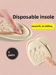 ZUYINBULUO | Disposable Half-Palm Half-Pad Womens Ultra-Thin High Heel Shoe Insoles Anti-Slip Front Half-Palm Summer Sweat-Absorbing Self-Adhesive