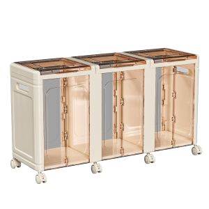 MEIZHUFU | Large Capacity Toy Storage Box with Flip Lid