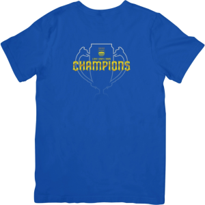 Kaos Persib Bandung Champions 2025 Cotton Knitto - T-Shirt Bola DTF Printing Pria Wanita