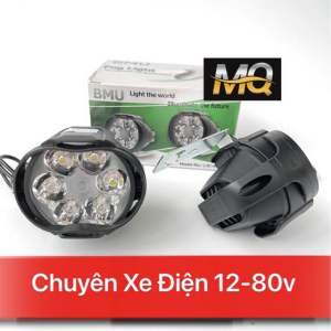 ( SỈ ZAL0 ) ĐÈN TRỢ SÁNG LẮP XE ĐIỆN XE MÁY L5 - 6LED 12-80v ÁNH SÁNG TRẮNG BẢO HÀNH 06THÁNG