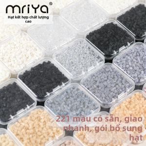 YUGUANG | Hạt Pha Lê COCOH Màu Xám Đen Trắng 2.6mm 1000pc