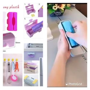 Wadah Kantong Sampah Roll Dispenser & Kantong Sampah Plastik Gulung U15