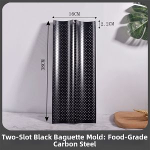 MAIYUQI | Large Non-Stick Wave French Bread Loaf Pan