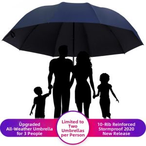 Large Folding Sunshade Umbrella for 2-3 People