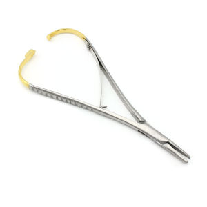 PIORPOY 1Pc Dental Orthodontic Plier Dental Mathieu Needle Holder Tweezers Stainless Steel Dentist Surgical Instrument Tools