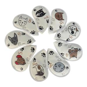 B·C·GOLF | Cartoon Multi-color Numbered Iron Club Cover