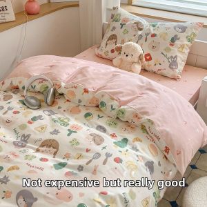 Dormitory Dedicated 100% Cotton Bedding Set Bedsheet Quilt Cover