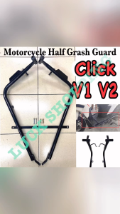Honda Click V1 V2 Good Quality Motorcycle Half Crash Guard Pair Made in Thailand