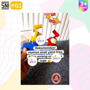 MwnToys Mainan Anak Finger Hammering Battle Game Besar YG1