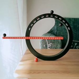 💥Dream Best🔥 Creative Magnetic Perpetual Calendar Ornaments Creative Magnetic Ball Wall Clock Perpetual Wall Calendar Novelty Home Decor Living Room Bedroom Ornaments