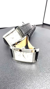 POLO CLUB Couples Watch Romantic Fashion Square Ultra Thin Leather Watch Mens and Womens Gift Waterproof