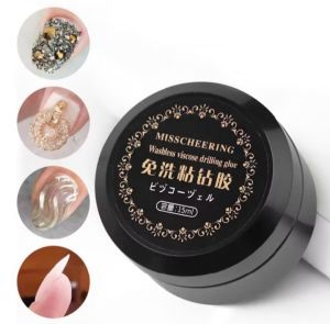 MISSCHEERING VISCOSE DRILL GLUE / LEM HIASAN KUKU AKSESORIS NAIL ART / LEM MULTIFUNGSI 4IN1