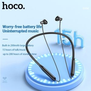 Hoco es58 Băng cổ Bộ tai nghe bluetooth không dây 5.0 magetic thể thao không thấm nước Tai nghe kèm Micro thêm thời gian chờ đợi lâu Tai nghe nhạc phổ quát cho tất cả điện thoại thông minh